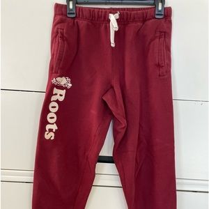 Roots Burgundy Sweatpants- Awesome Condition!